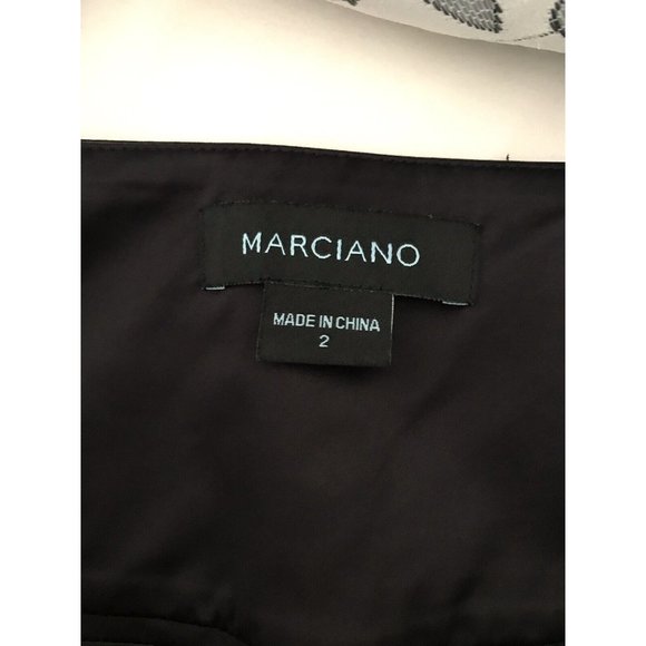 NWT Marciano Womens Roslyn Set 2 Pieces Black Crop Top 2 Pant 0 Jennifer Lopez - Picture 11 of 12